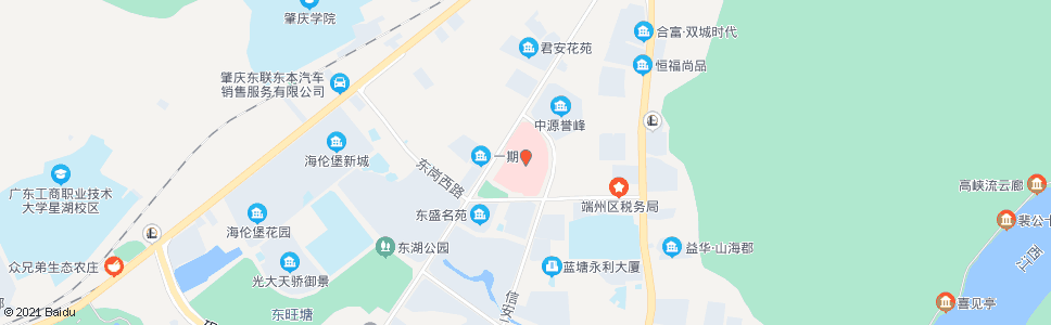 肇庆旧市一医院_公交站地图_肇庆公交_妙搜公交查询2024