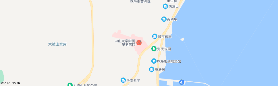 中山中大五院_公交站地图_中山公交_妙搜公交查询2024