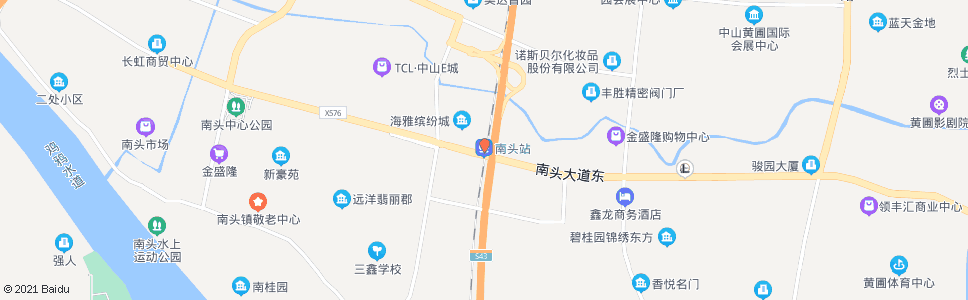 中山细滘路口(南头路口)_公交站地图_中山公交_妙搜公交查询2024