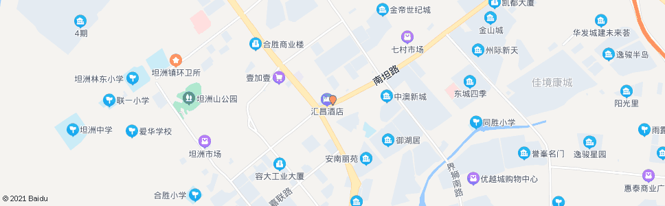 中山汇昌酒店_公交站地图_中山公交_妙搜公交查询2025