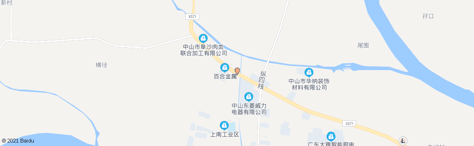 中山上南村路口(阜港公路)_公交站地图_中山公交_妙搜公交查询2025