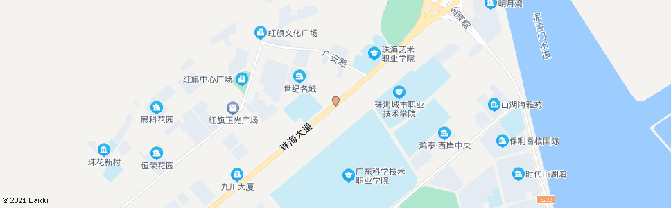 珠海省科干学院_公交站地图_珠海公交_妙搜公交查询2024