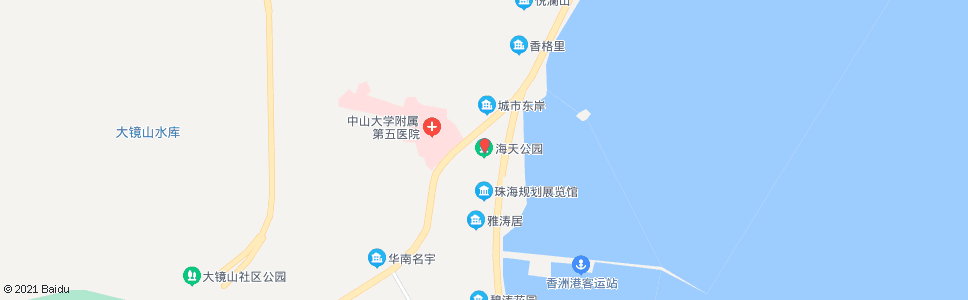 珠海水拥坑(海天驿站)_公交站地图_珠海公交_妙搜公交查询2024