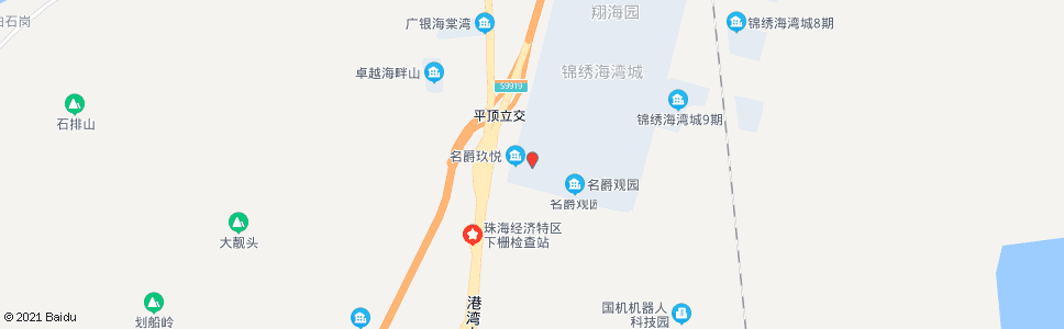 珠海翠亨医院_公交站地图_珠海公交_妙搜公交查询2025