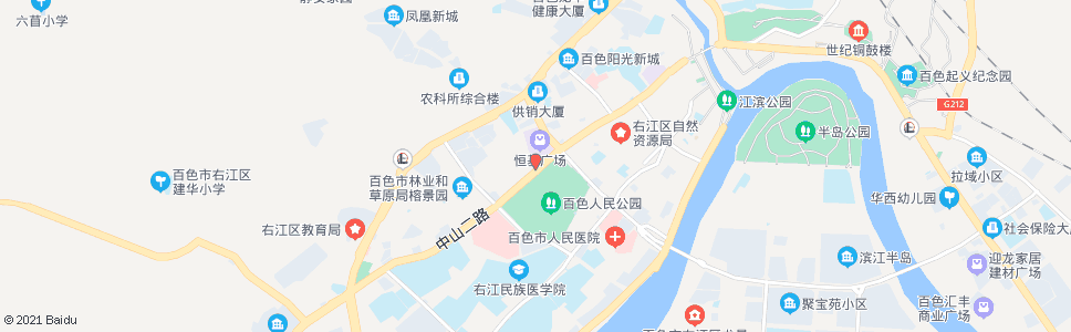 百色水厂_公交站地图_百色公交_妙搜公交查询2024