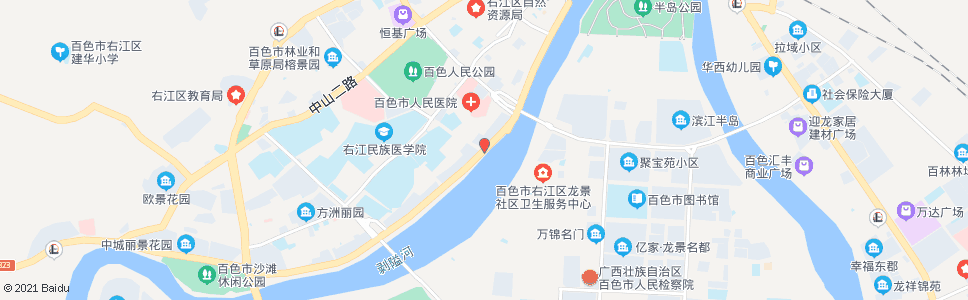 百色西园路路口_公交站地图_百色公交_妙搜公交查询2024