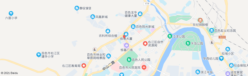 百色新兴转盘_公交站地图_百色公交_妙搜公交查询2024