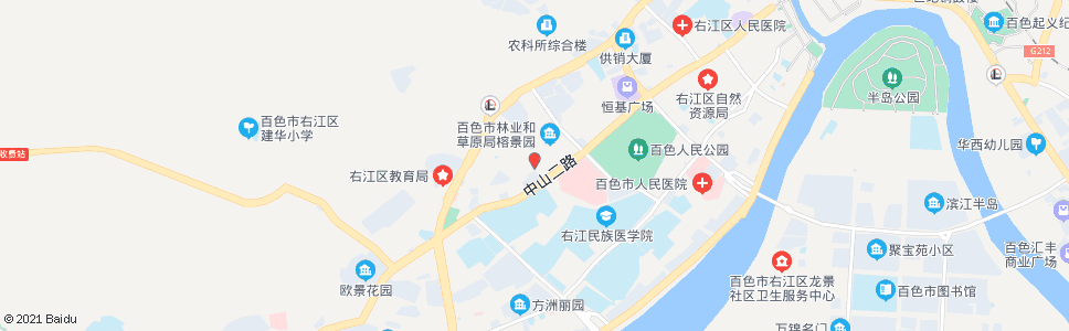 百色百家汇超市_公交站地图_百色公交_妙搜公交查询2024