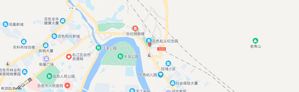 百色迎龙山公园_公交站地图_百色公交_妙搜公交查询2024
