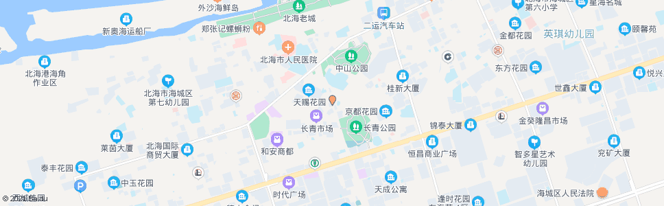 北海北京路环卫路口_公交站地图_北海公交_妙搜公交查询2024