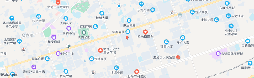 北海建材市场_公交站地图_北海公交_妙搜公交查询2024