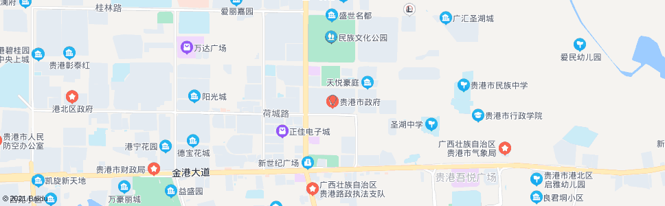 贵港市政府_公交站地图_贵港公交_妙搜公交查询2024