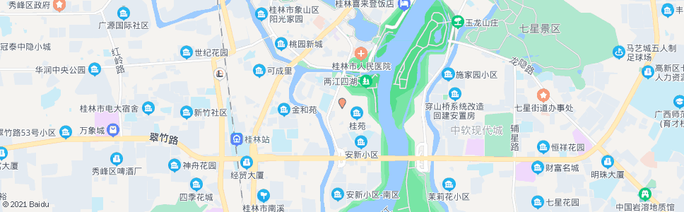 桂林181医院_公交站地图_桂林公交_妙搜公交查询2024