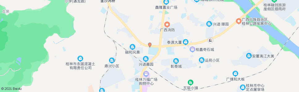 桂林八中路口西_公交站地图_桂林公交_妙搜公交查询2024