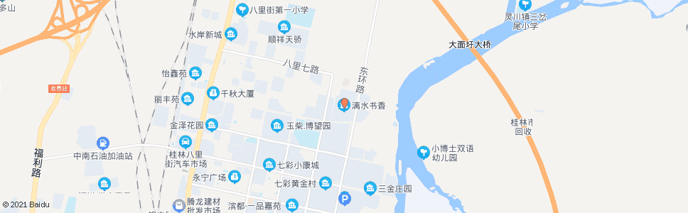 桂林漓水书香_公交站地图_桂林公交_妙搜公交查询2024