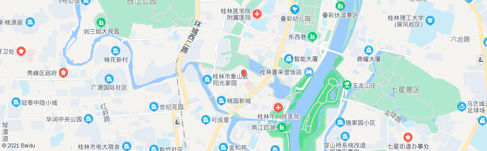 桂林电子工业学院_公交站地图_桂林公交_妙搜公交查询2024