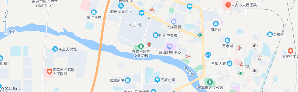 来宾滨江饭店_公交站地图_来宾公交_妙搜公交查询2024