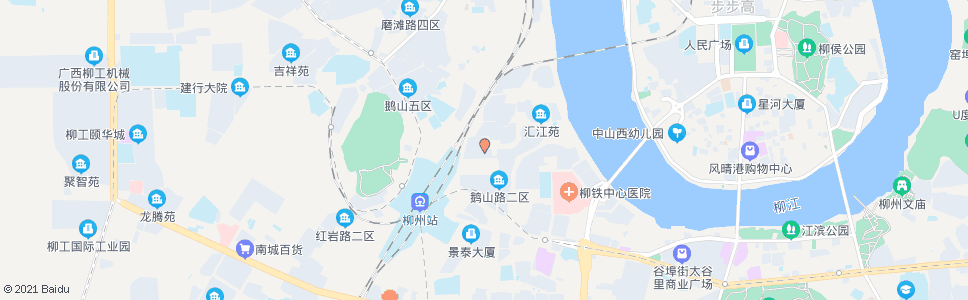柳州鹅山三区_公交站地图_柳州公交_妙搜公交查询2024