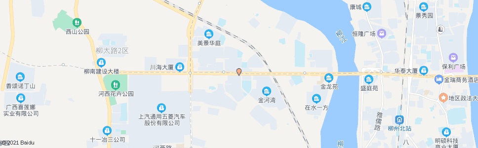 柳州潭中西路口_公交站地图_柳州公交_妙搜公交查询2024