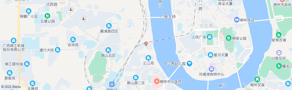 柳州上游三区_公交站地图_柳州公交_妙搜公交查询2024