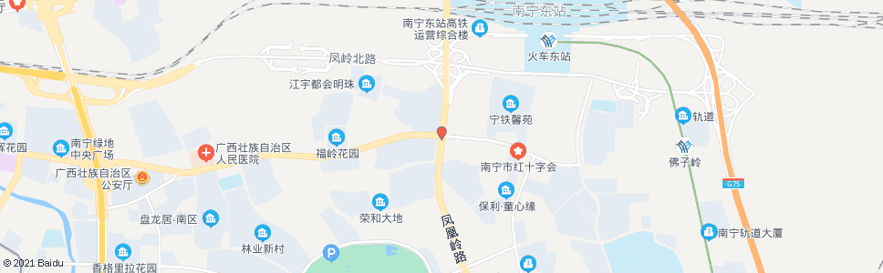 南宁凤凰岭佛子岭路口_公交站地图_南宁公交_妙搜公交查询2024