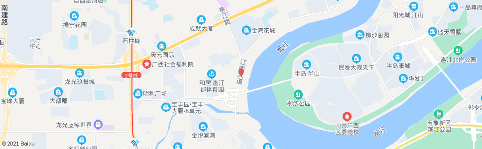 南宁亭江江南大道路口_公交站地图_南宁公交_妙搜公交查询2024