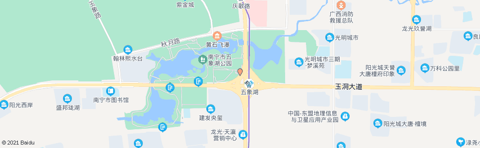 南宁玉洞平乐路口_公交站地图_南宁公交_妙搜公交查询2025