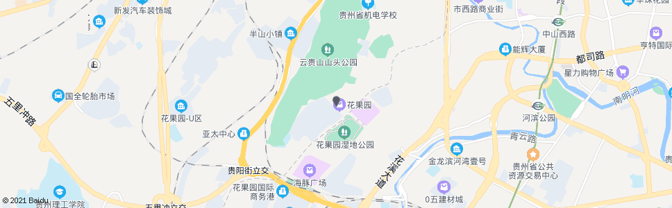 贵阳松山南路口_公交站地图_贵阳公交_妙搜公交查询2024