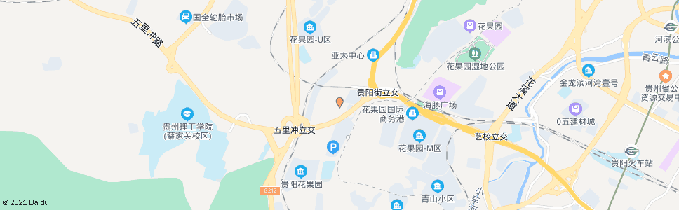 贵阳延安南路(北)_公交站地图_贵阳公交_妙搜公交查询2024