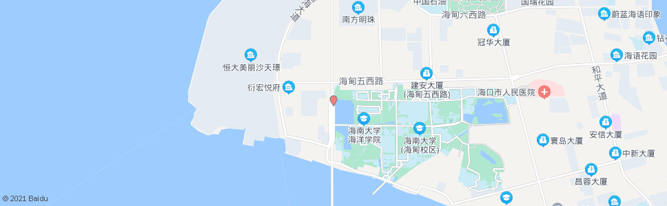 海口甸昆路口_公交站地图_海口公交_妙搜公交查询2024