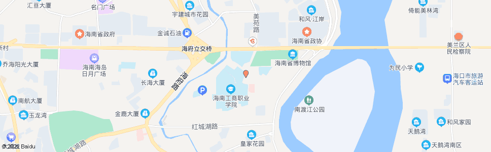 海口海南工商学院_公交站地图_海口公交_妙搜公交查询2024