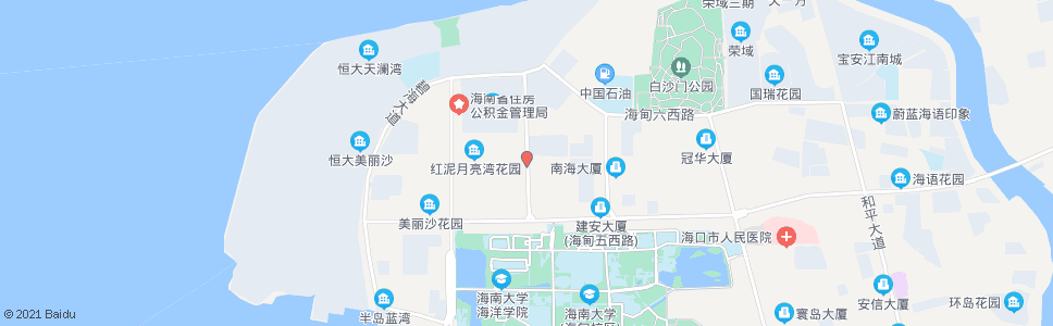 海口万恒路_公交站地图_海口公交_妙搜公交查询2024