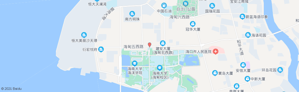 海口万福新村_公交站地图_海口公交_妙搜公交查询2024