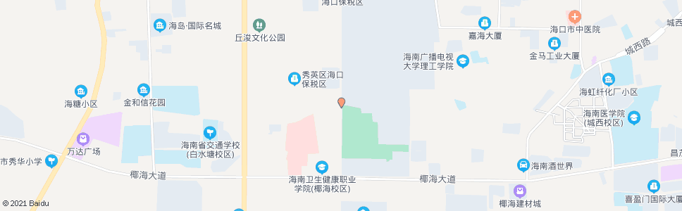 海口中央大道路口_公交站地图_海口公交_妙搜公交查询2024