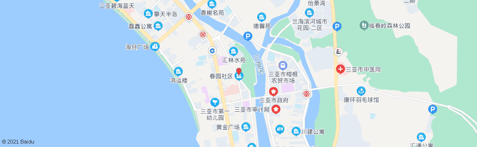 三亚新居派出所_公交站地图_三亚公交_妙搜公交查询2024