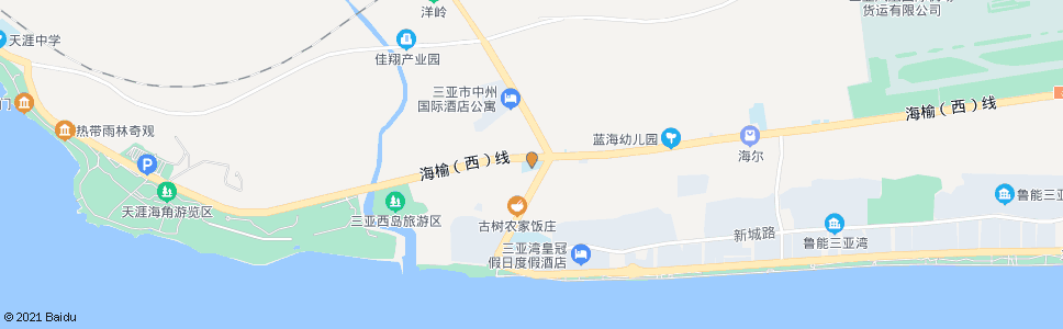 三亚冲会小学_公交站地图_三亚公交_妙搜公交查询2024