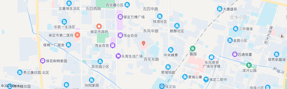 保定市三医院_公交站地图_保定公交_妙搜公交查询2024