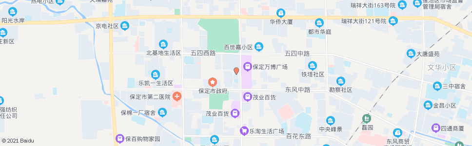 保定军转家属院_公交站地图_保定公交_妙搜公交查询2025