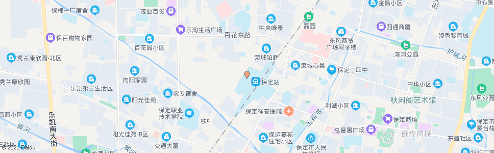 保定裕华路西口(火车站东广场)_公交站地图_保定公交_妙搜公交查询2024