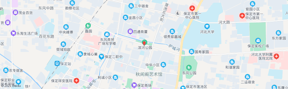 保定小北门市场_公交站地图_保定公交_妙搜公交查询2025