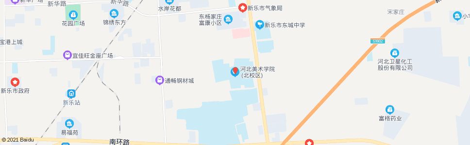 保定河大美术学院(北)_公交站地图_保定公交_妙搜公交查询2024