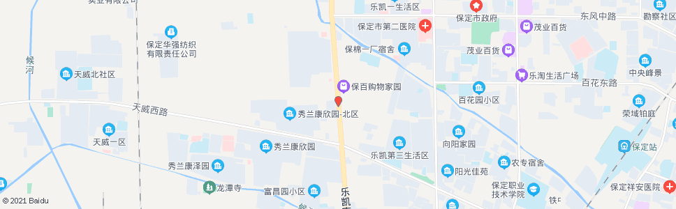 保定秀兰饭店_公交站地图_保定公交_妙搜公交查询2024