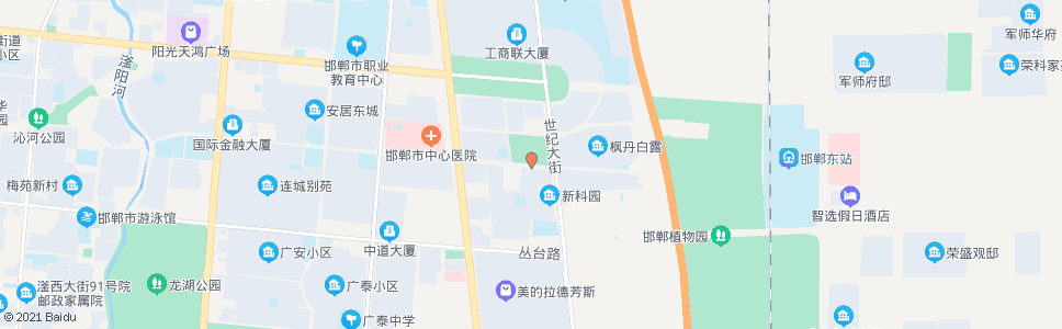 邯郸友谊路世纪街口_公交站地图_邯郸公交_妙搜公交查询2025