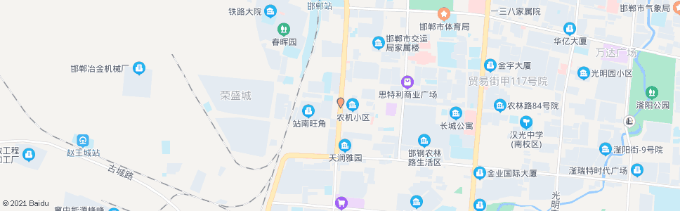 邯郸浴新大街农林路口_公交站地图_邯郸公交_妙搜公交查询2024