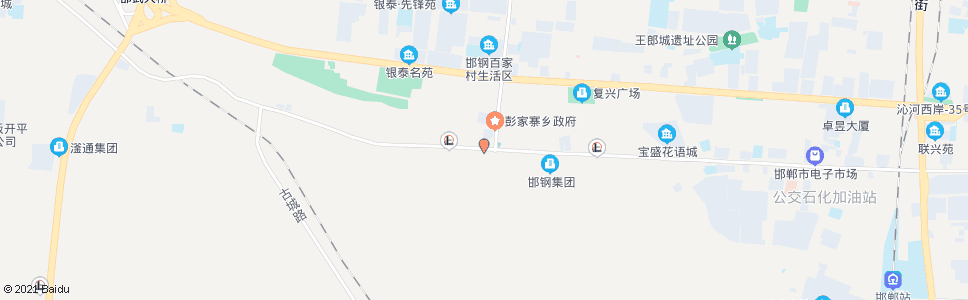 邯郸复兴路前进街口_公交站地图_邯郸公交_妙搜公交查询2024