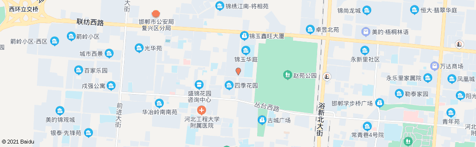 邯郸百花大街凯旋路口_公交站地图_邯郸公交_妙搜公交查询2024