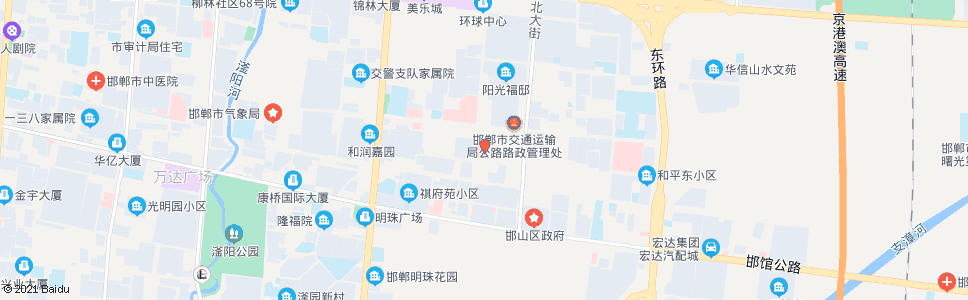 邯郸中心血站路口_公交站地图_邯郸公交_妙搜公交查询2025