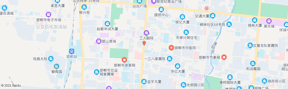 邯郸中华大街和平路口_公交站地图_邯郸公交_妙搜公交查询2024