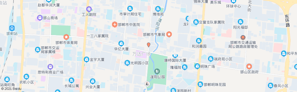 邯郸滏河大街陵园路口_公交站地图_邯郸公交_妙搜公交查询2024