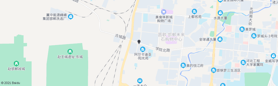 邯郸学院北路107国道路口_公交站地图_邯郸公交_妙搜公交查询2024